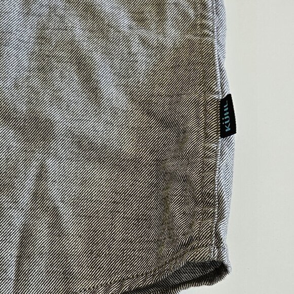 Kuhl Shirt Mens XL Gray Flannel Descendr LS Pockets Jack Links Snaks Patch 7244 - Picture 12 of 16